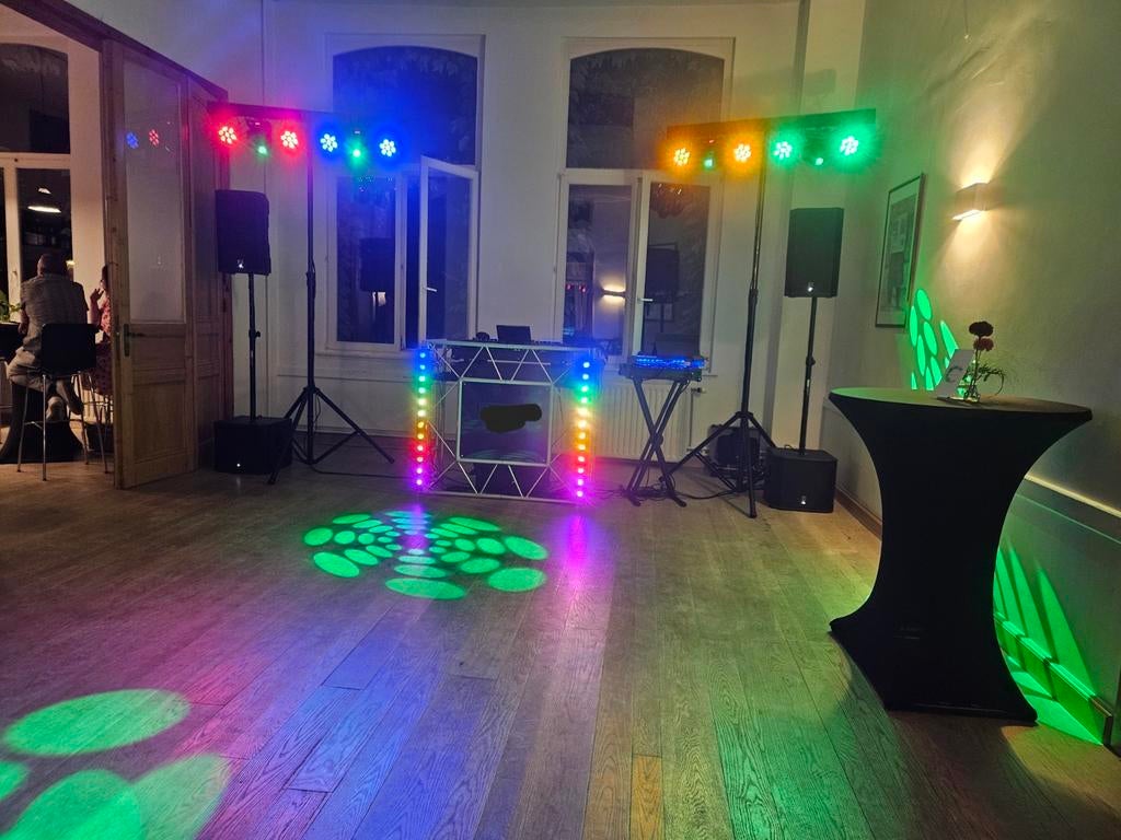 LED PARS + KANJO 60 SET + flightcase, Muziek en Instrumenten, Ophalen