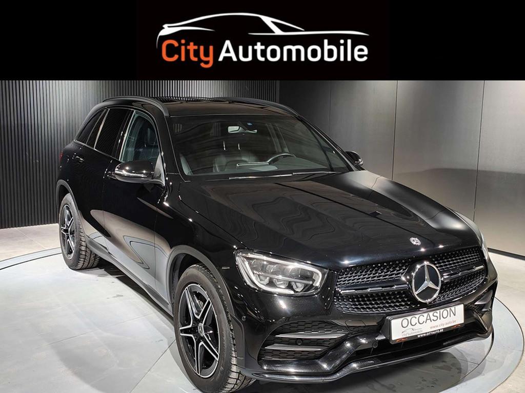 Mercedes-Benz GLC 200 200dA 4MATIC PACK AMG GPS CAMERA CARPL, Auto's, Gebruikt, 4 cilinders, Alcantara, Zwart
