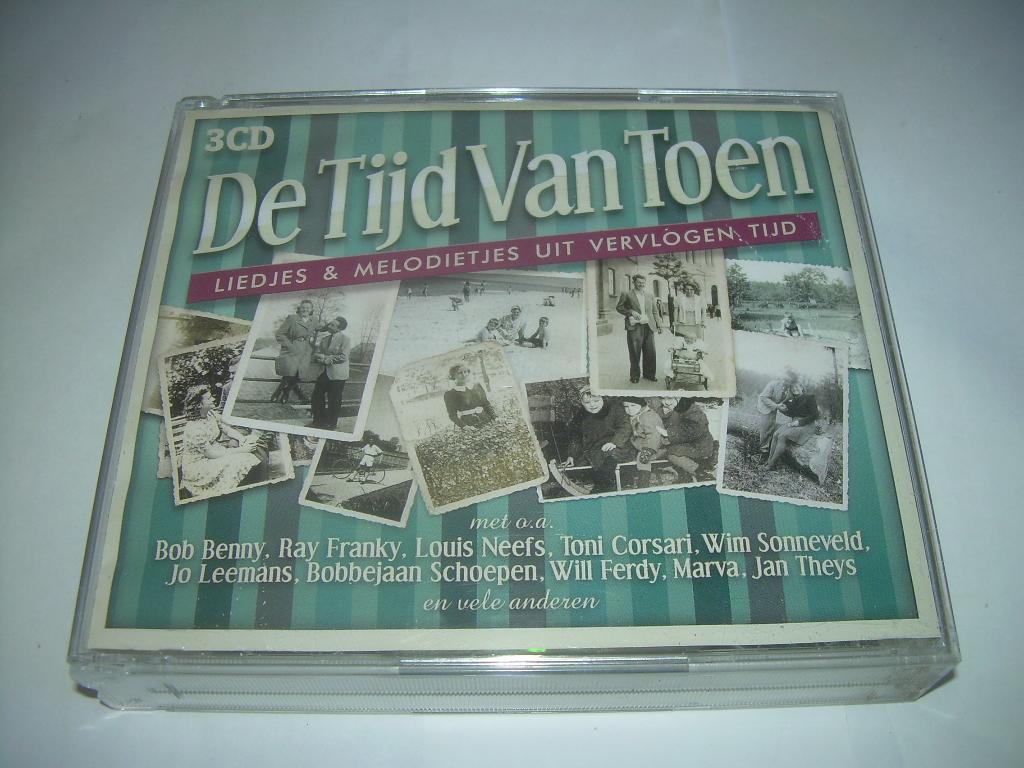 3 CD BOX - DE TIJD VAN TOEN - VOL 1, Cd's en Dvd's, Ophalen of Verzenden, Zo goed als nieuw, Nederlandstalig, Boxset