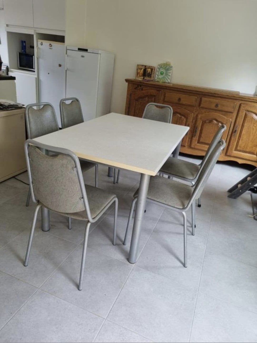 Eet tafel +6 stoelen, Huis en Inrichting, Tafels | Eettafels, Ophalen