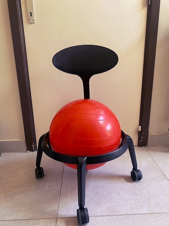 Ergonomische zitbalstoel Ball Star by Topstar 2009, Ophalen