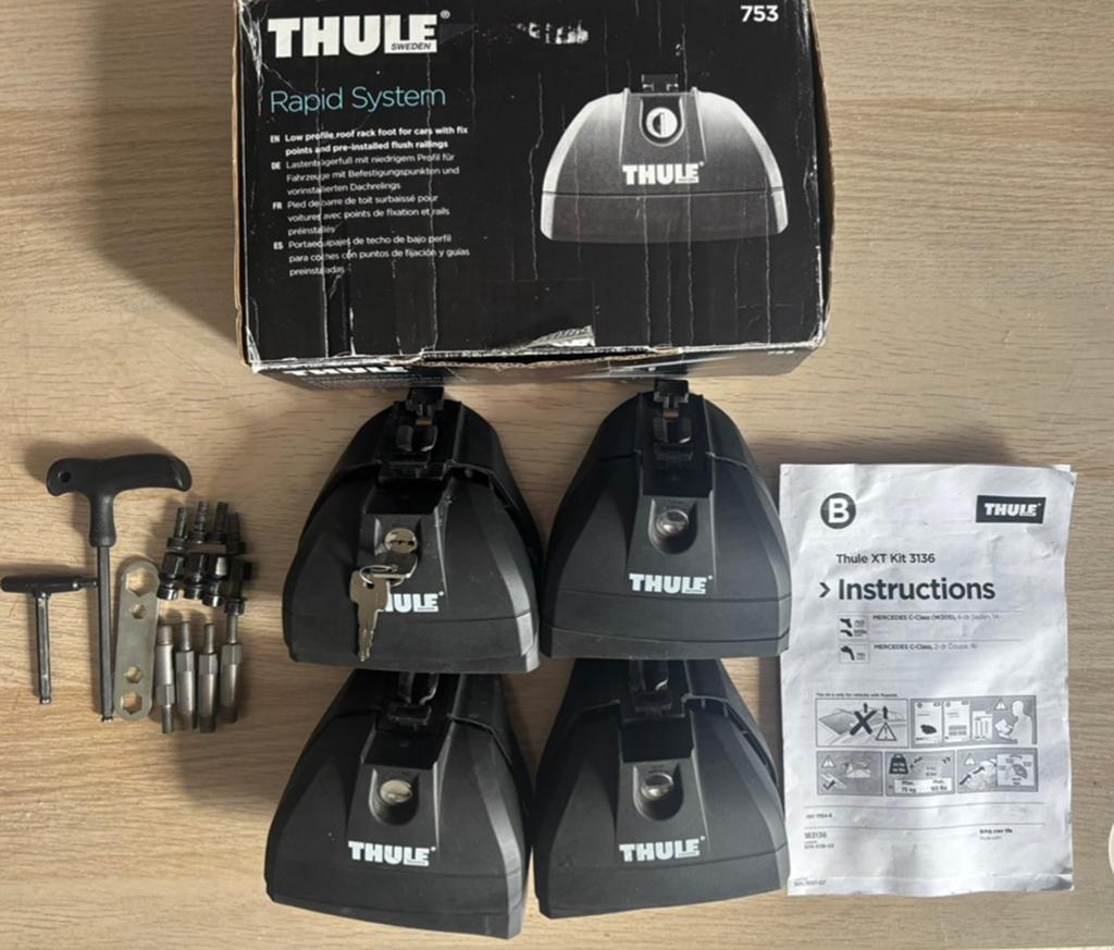Thule Rapid system753, Auto diversen, Dakdragers, Ophalen, Zo goed als nieuw