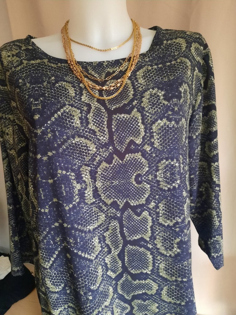 Dazzling kleedje met print L/XL, Taille 42/44 (L), Enlèvement ou Envoi, Comme neuf, Dazzling