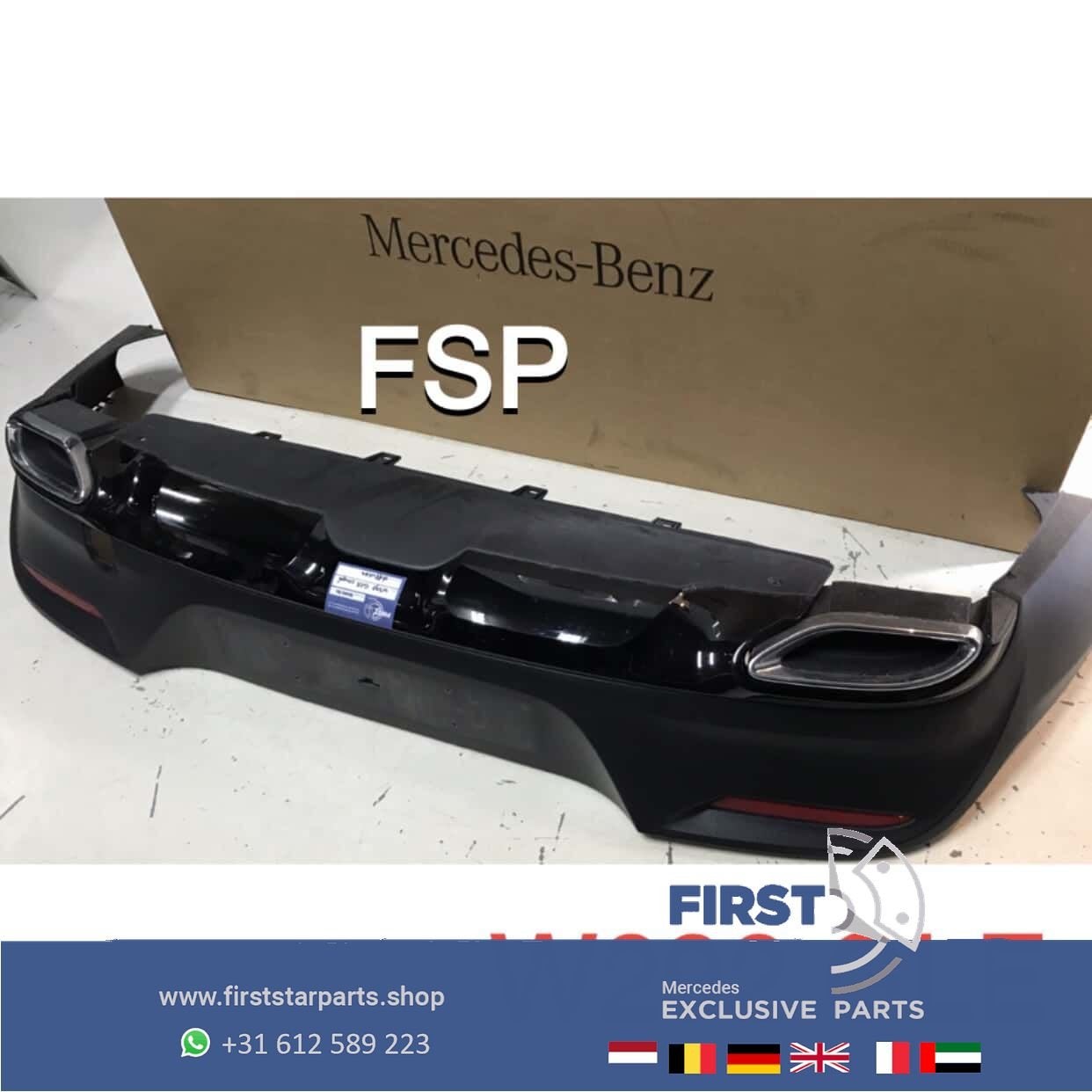 W292 GLE COUPÉ AMG LINE DIFFUSER ACHTERBUMPER Mercedes 2015-, Utilisé, -, -, Enlèvement ou Envoi