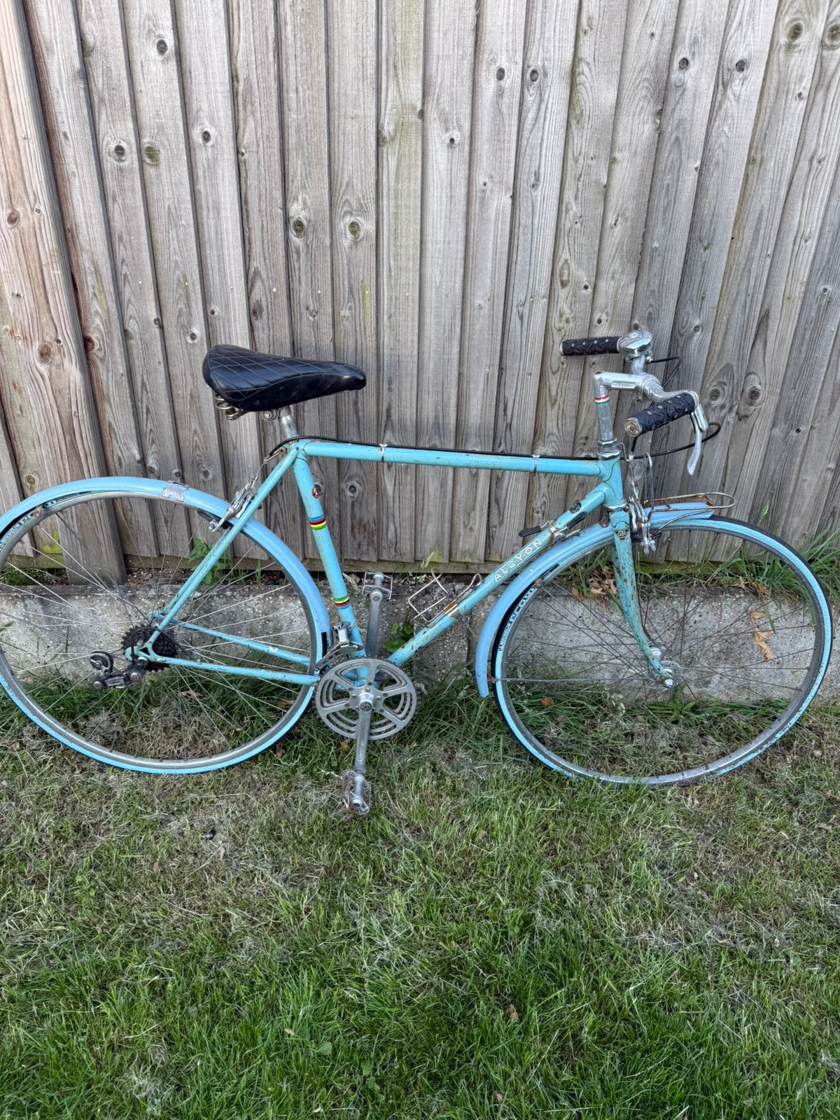 Vintage racefiets, Ophalen