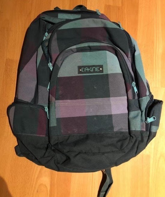 Cartable Dakine (sac à bandoulière, sac à dos), Enlèvement, Comme neuf, Vert, Sac à dos