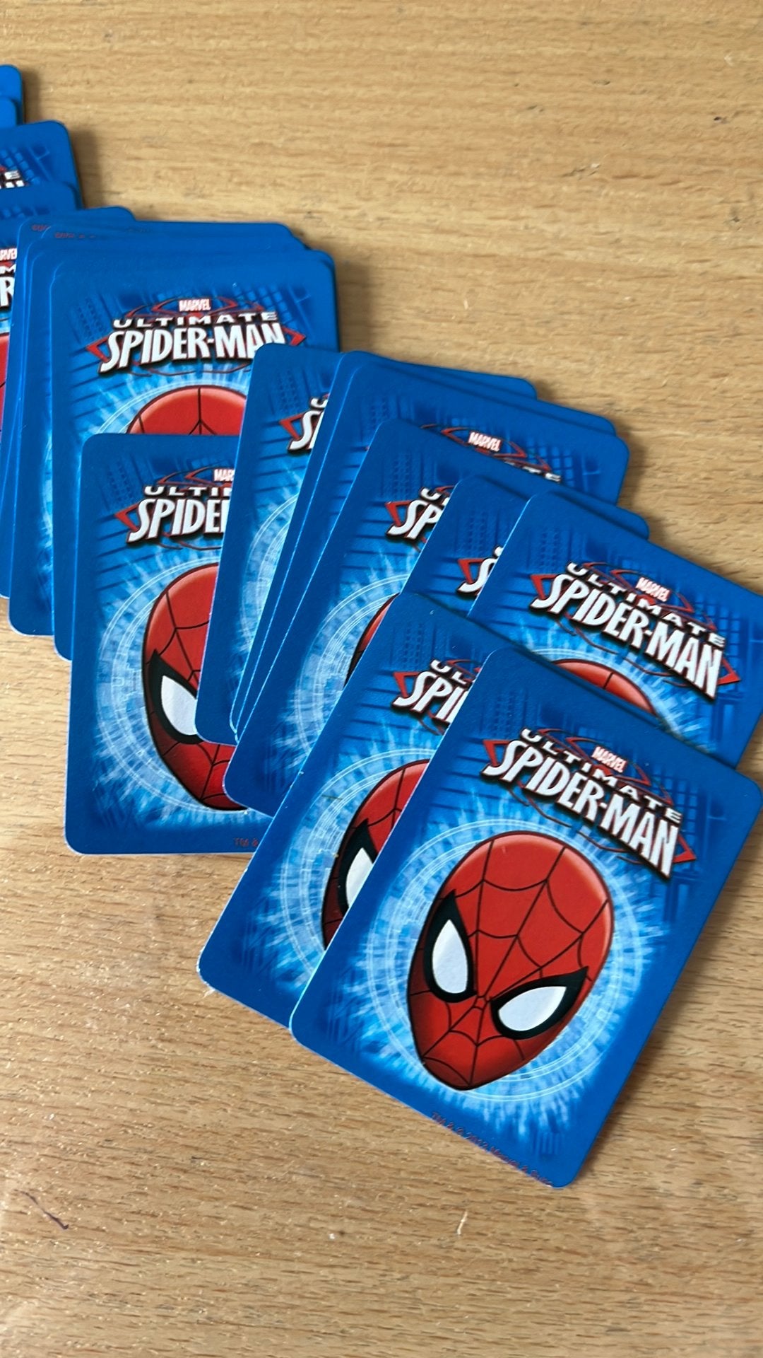 Minispeelkaarten : Spider man, Verzamelen, Ophalen of Verzenden, Zo goed als nieuw