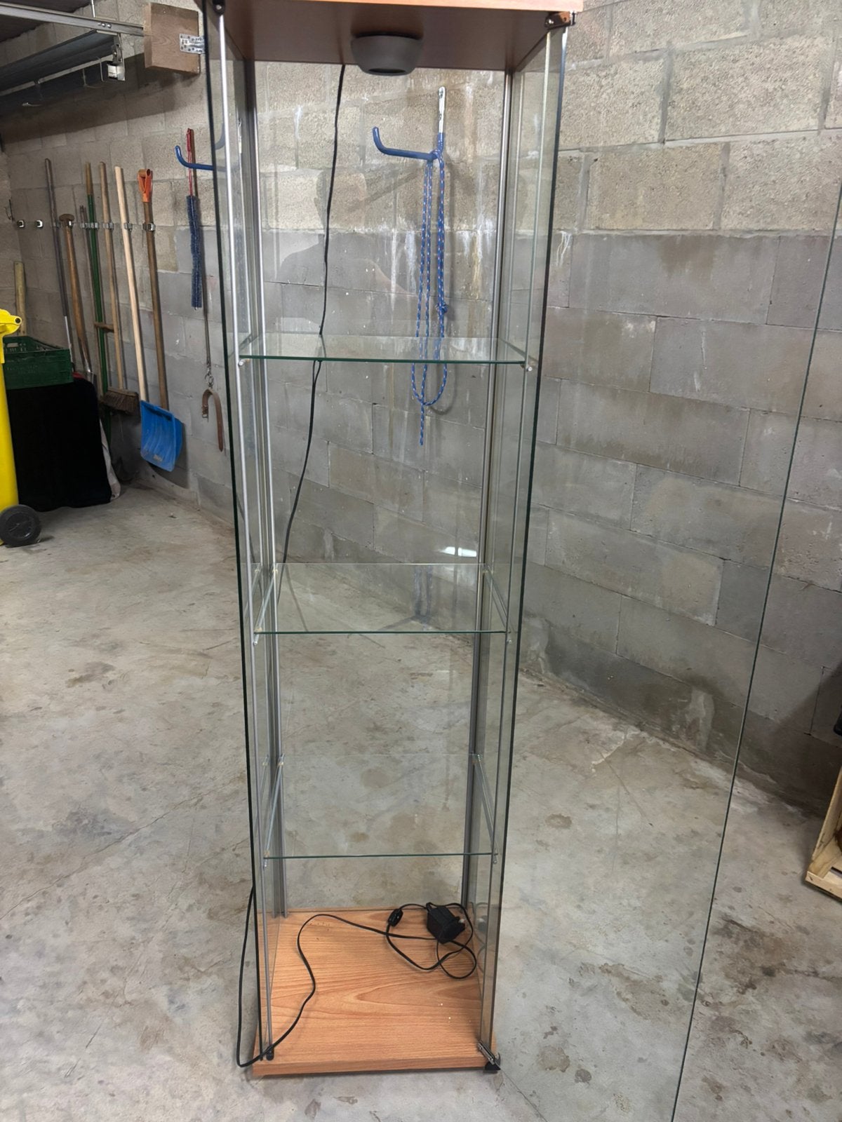 Vitrine, Maison & Meubles, General, 25 à 50 cm, Avec porte(s), Verre