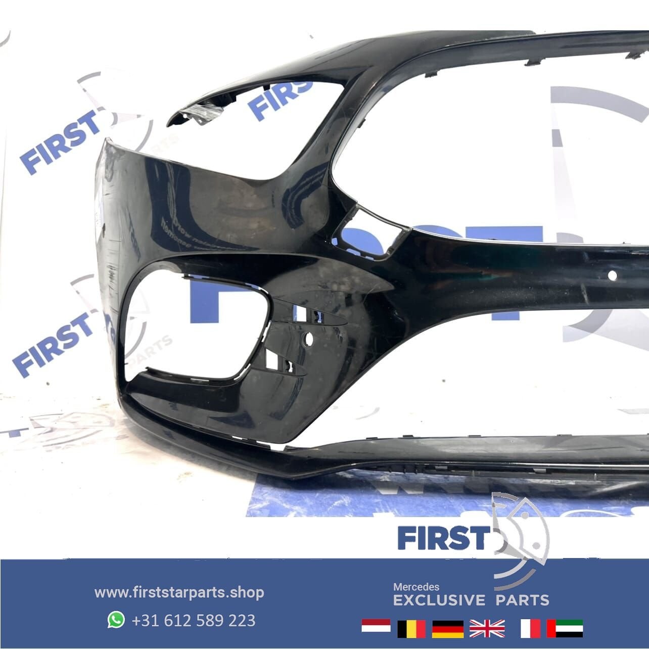 A Klasse AMG Voorbumper ZWART W177 V177 Mercedes A Klasse 20, Gebruikt, -, Voor, Ophalen of Verzenden