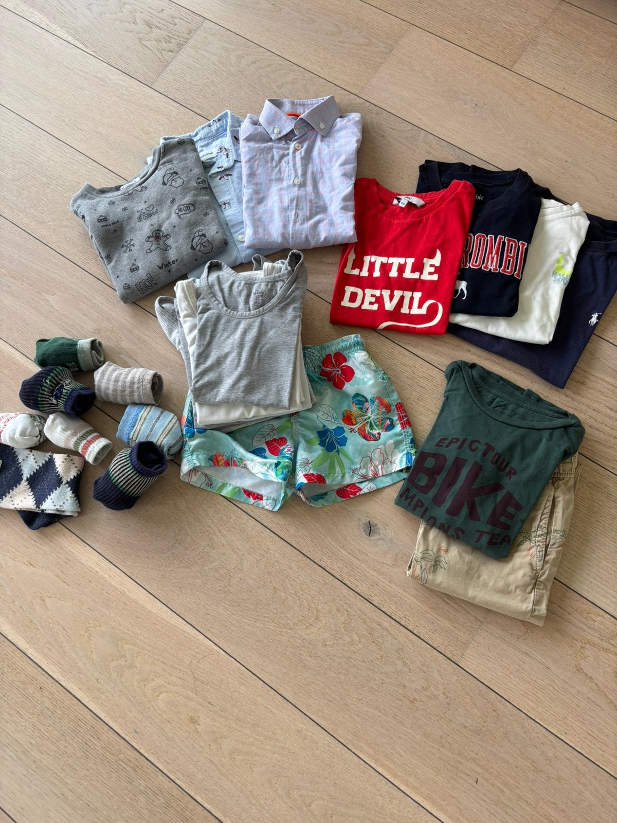 Pakket kledij jongen 6-8 j, Kinderen en Baby's, Ophalen of Verzenden, Zo goed als nieuw, Jongen, Overige typen