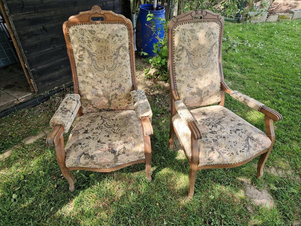 engelse zetels, Ophalen, Gebruikt, Hout, Engels