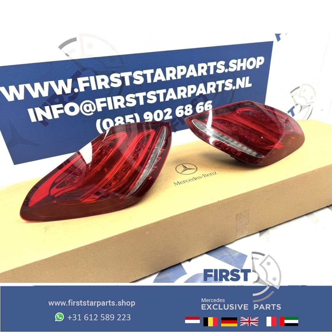 W205 LED ACHTERLICHT SET ORIGINEEL Mercedes C Klasse LINKS+R, Gebruikt, -, Ophalen of Verzenden, -