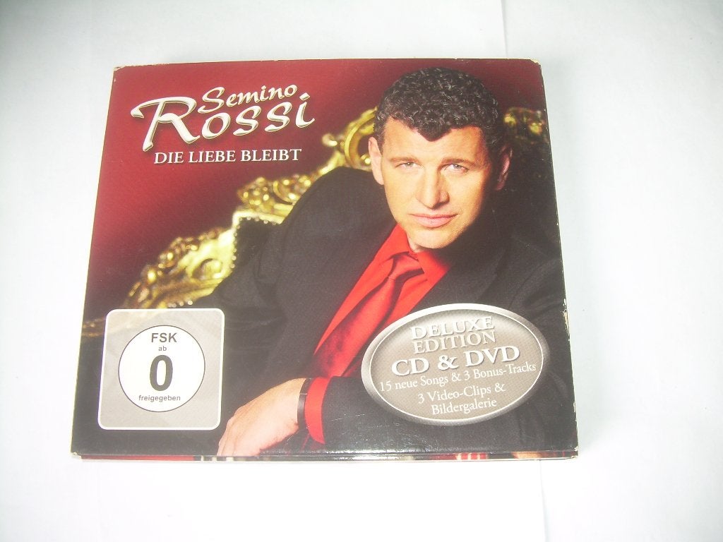 CD + DVD - SEMINO ROSSI - DIE LIEBE BLEIBT, Enlèvement ou Envoi, Comme neuf, Coffret