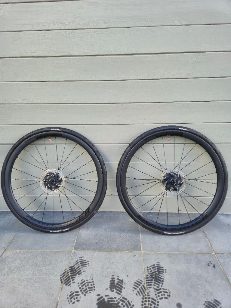 Bontrager elite 35 carbon wielset in nieuwstaat, Fietsen en Brommers, Wiel, Ophalen of Verzenden, Zo goed als nieuw, Bontrager