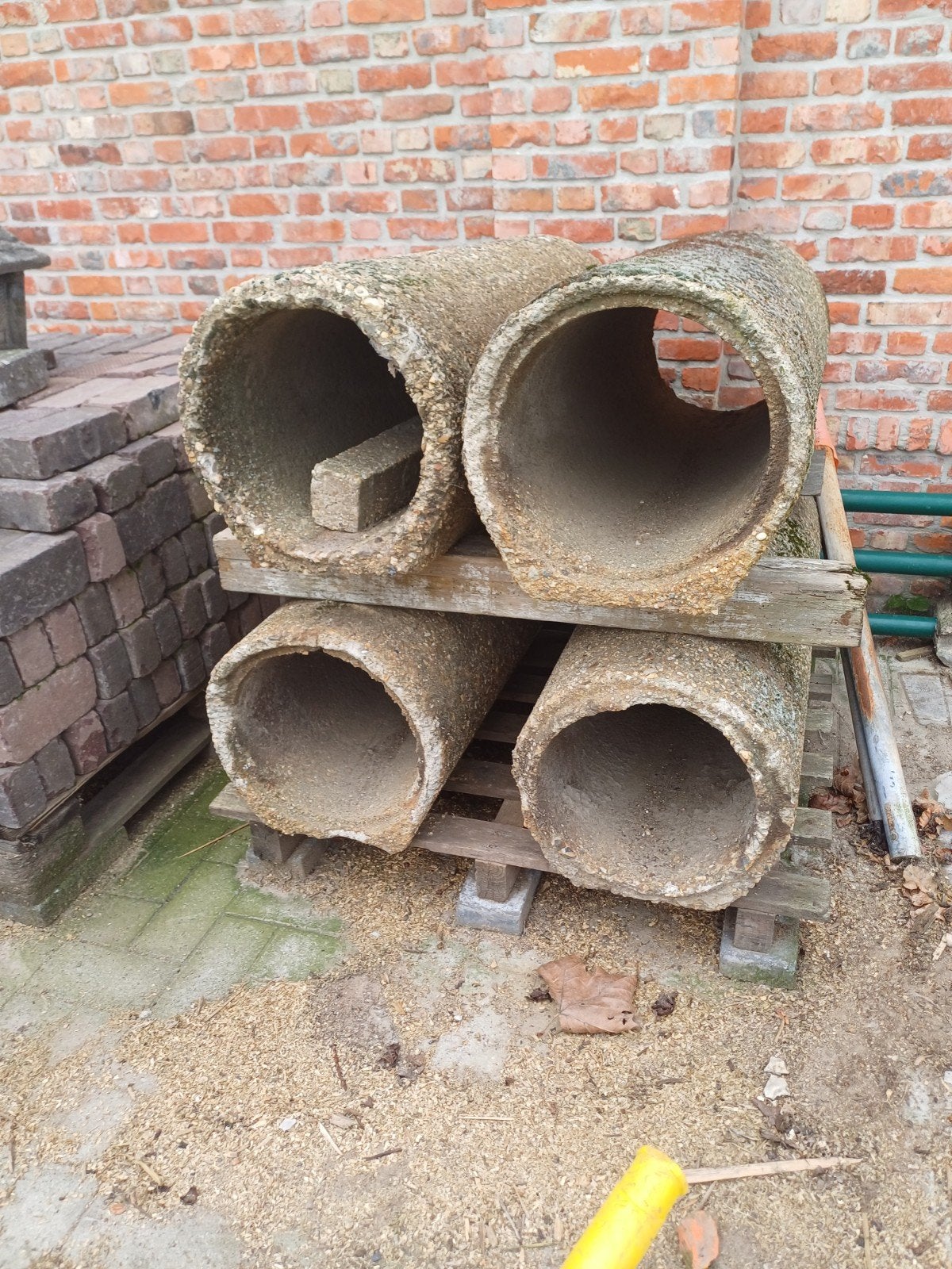 3 betonnen buizen, doorsnede 30cm, lengte 100cm, Enlèvement