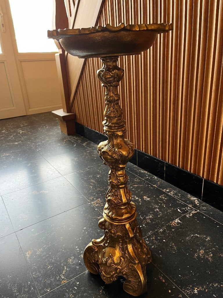 Koperen asbak, Ophalen, Koper