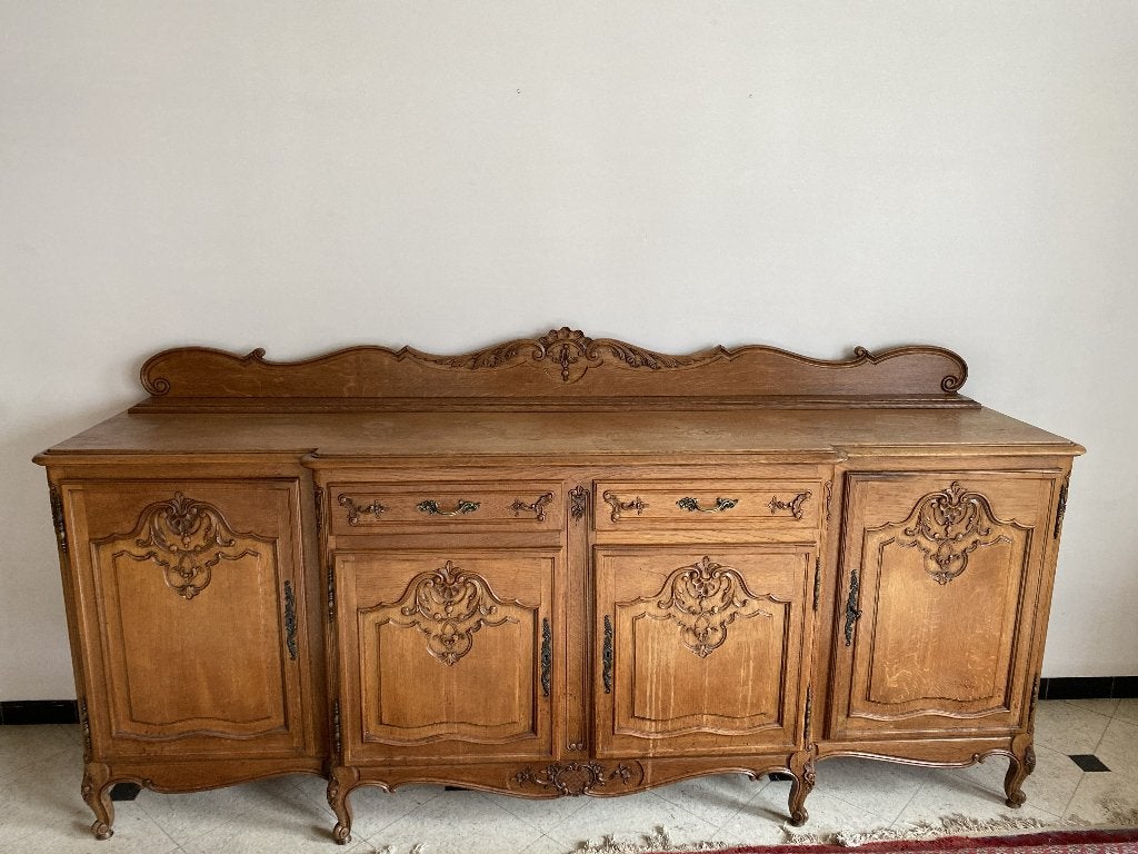 eiken dressoir, Ophalen, Stijlmeubel jaren zestig, Eikenhout, Gebruikt