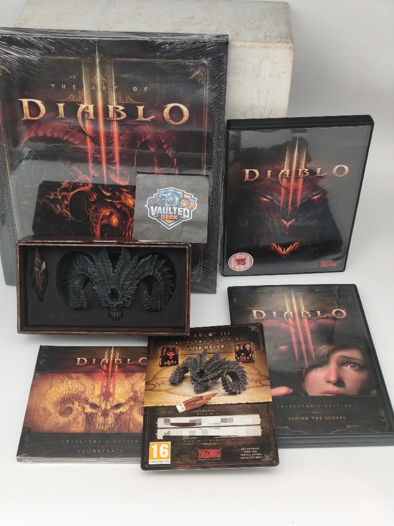 Diablo III Édition Collector — coffret collector complet, Enlèvement ou Envoi, Comme neuf, Jeu de rôle (Role Playing Game)