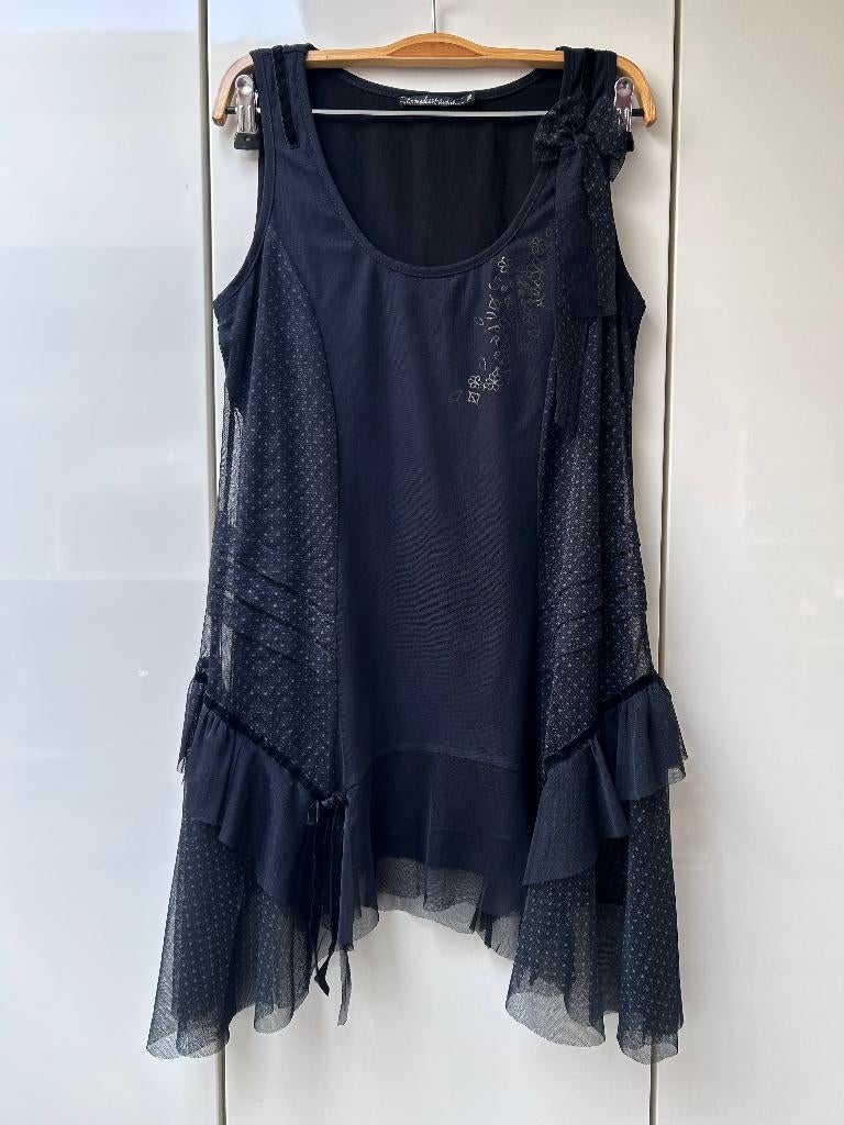 Zwarte jurk The Fashion Is YOURS - Maat 38, Zwart, Ophalen of Verzenden, Zo goed als nieuw, Maat 38/40 (M)