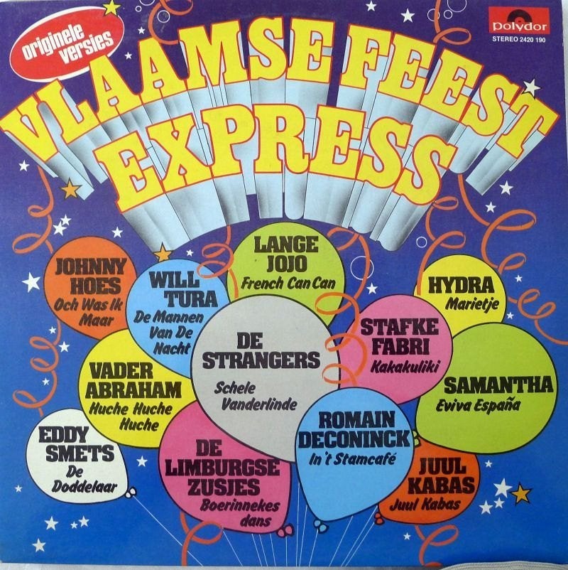 Verzamel LP: Vlaamse Feest Express (12 mega hits), CD & DVD, Vinyles | Compilations, Enlèvement ou Envoi, Neuf, dans son emballage
