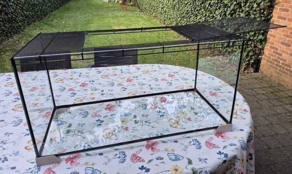 Terrarium/glazen kooi voor hamster, Kooi, Zo goed als nieuw, Hamster, 75 tot 110 cm
