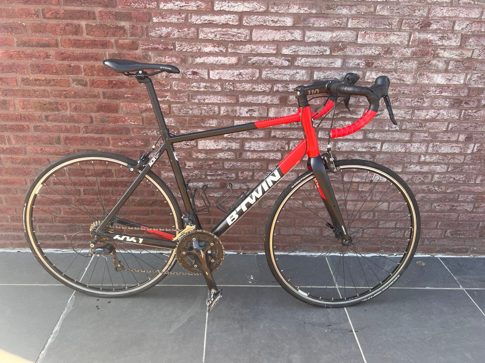 BTwin Triban 520 koersfiets, Frein sur jante, 49 à 53 cm, Aluminium, Enlèvement