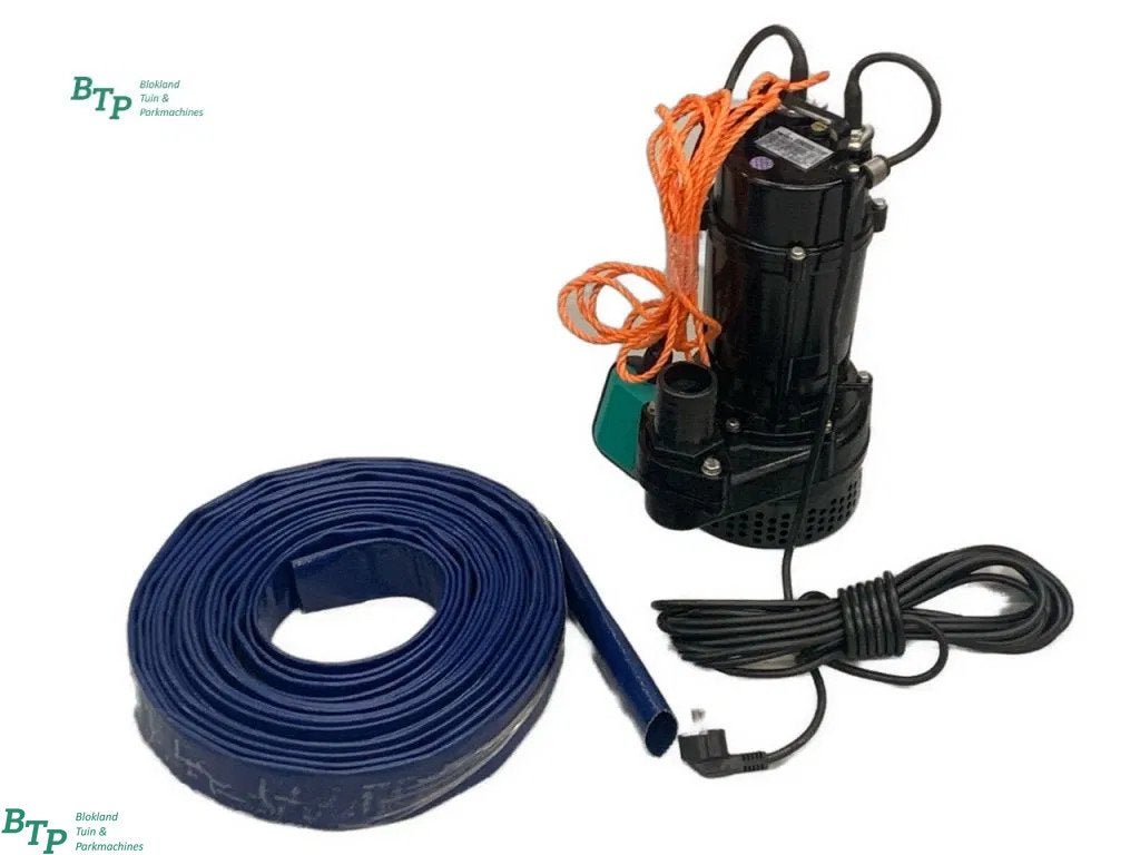 BTP Actie zware dompelpomp incl. slang klokpomp set waterpom, Gebruikt, Overige typen