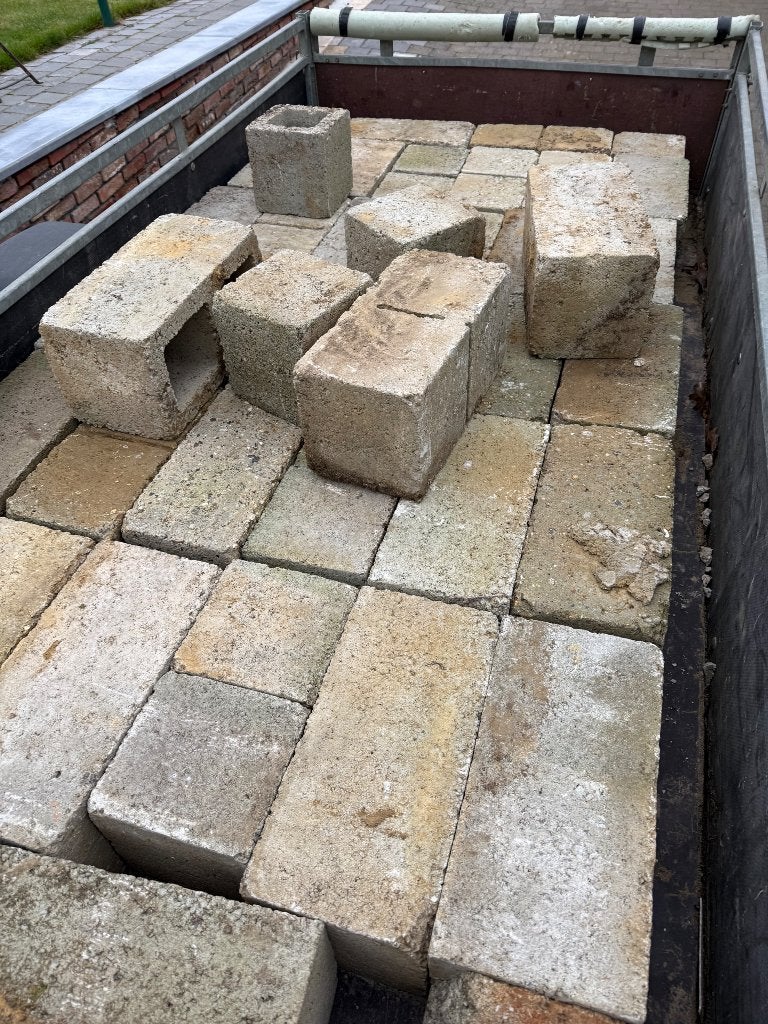 Betonblokken gratis, Ophalen, Gebruikt, Beton