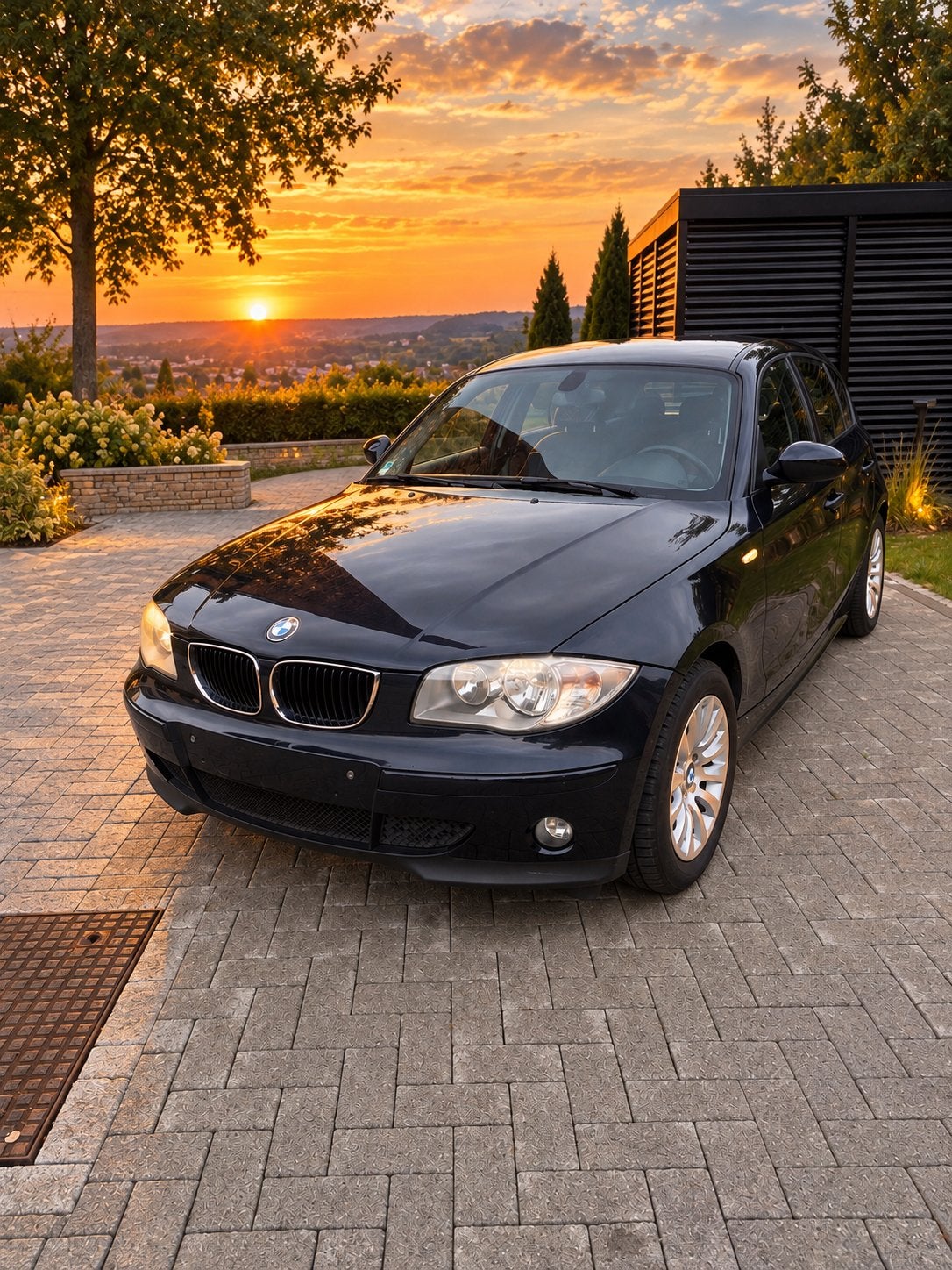 BMW 116i ,,113.000km. Nieuwe staat, Auto's, Stof, Zwart, Grijs, Particulier