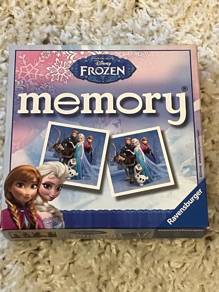 Spel - Frozen - Memory, Hobby en Vrije tijd, Ophalen of Verzenden, Zo goed als nieuw