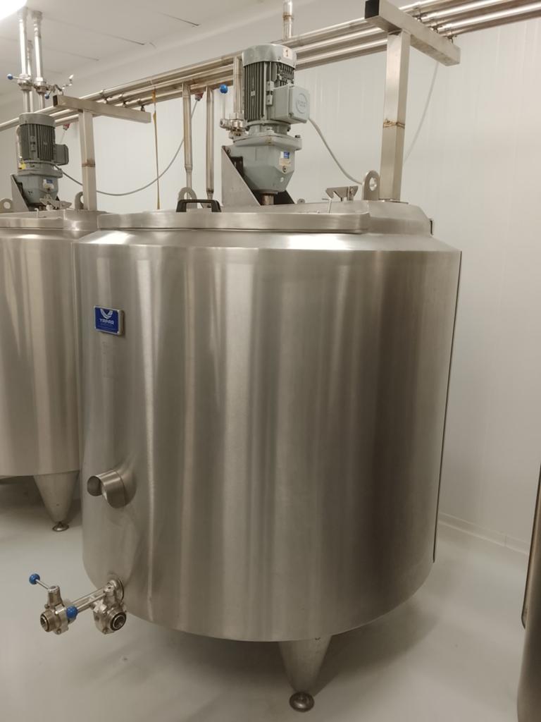 Cuve de process 1500L triple parois avec circulation d'eau, Zakelijke goederen, Overige Zakelijke goederen, Ophalen