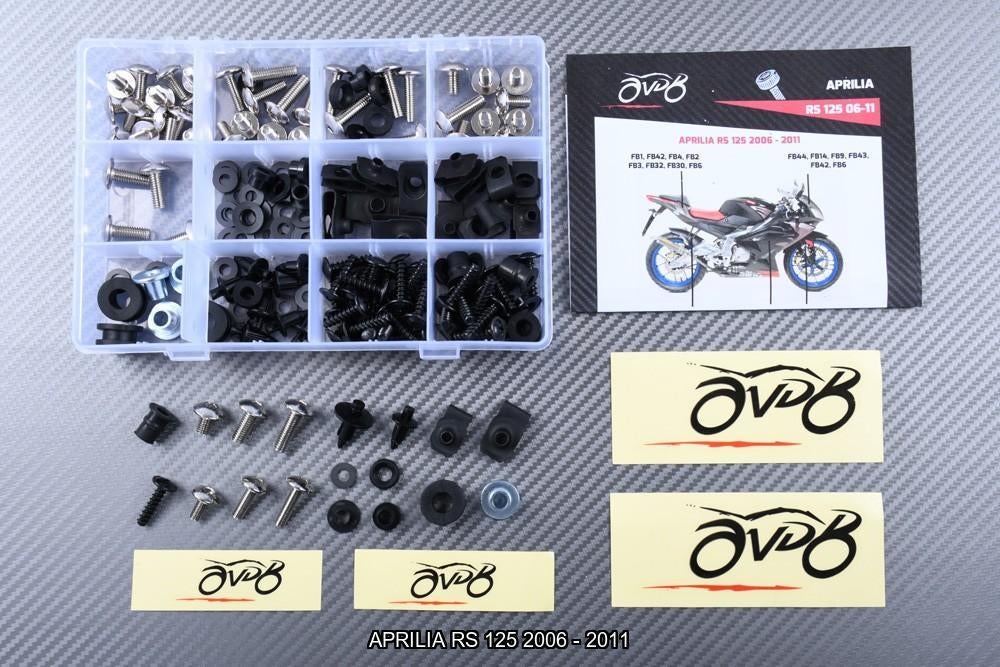 Kit visserie spécifique pour APRILIA RS 125 RS4 50 2006 2011, Motos, Enlèvement ou Envoi, Neuf