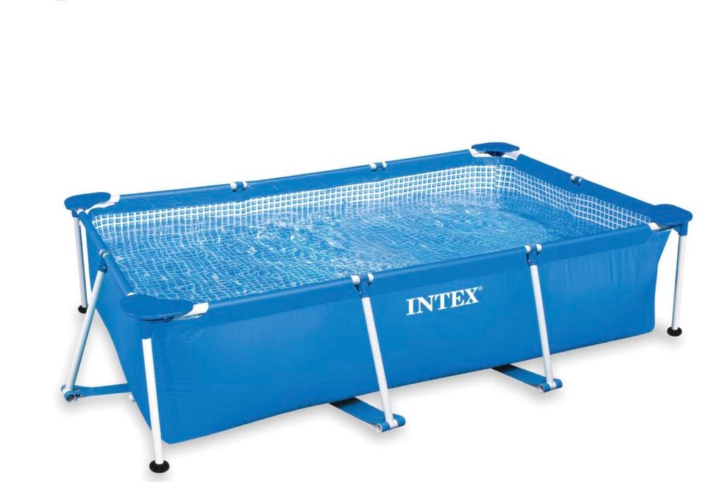 KOOPJE! Zwembad (intex), solar dome en filterpomp, Tuin en Terras, Ophalen, Zo goed als nieuw, Rechthoekig