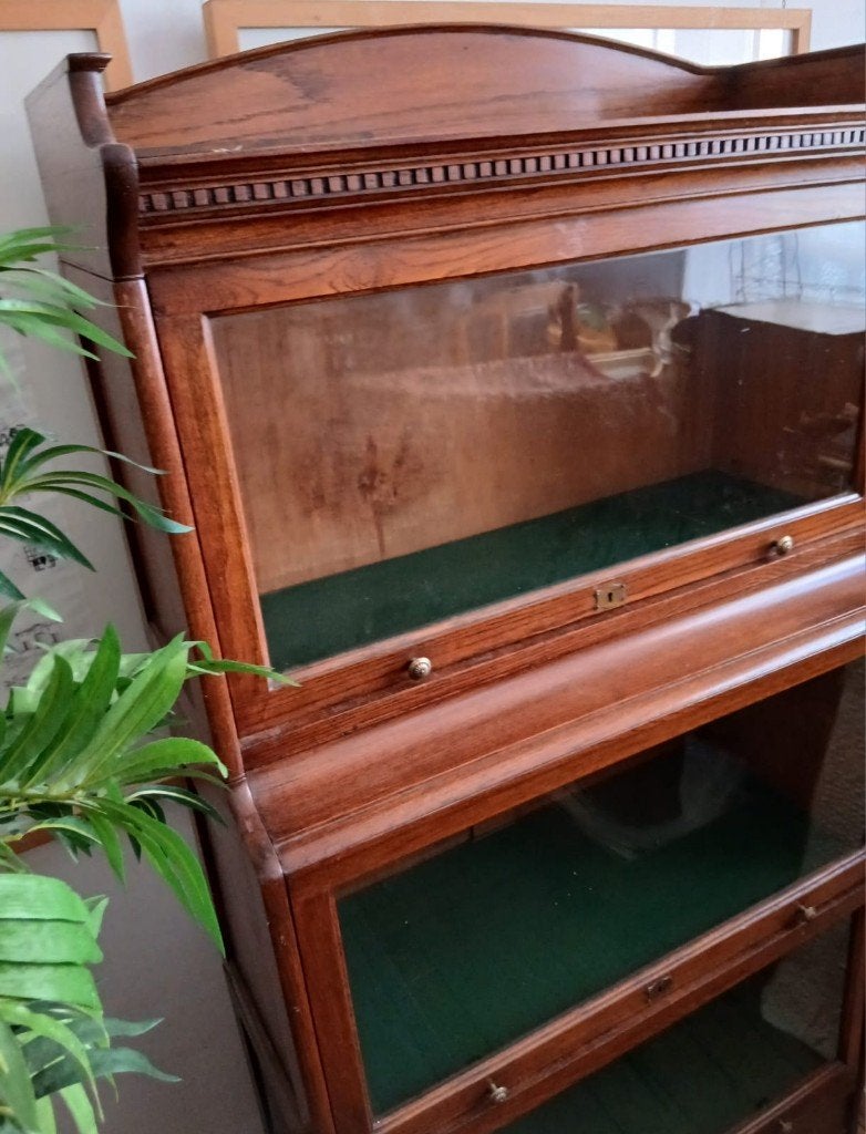 Engelse Barrister Bookcase (Globe Wernicke stijl), Antiek en Kunst, Ophalen