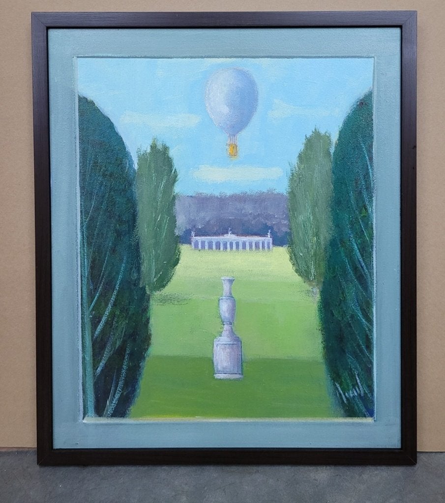 Robert ARENS, Verrassing 1984, Enlèvement ou Envoi, Peinture à l'huile, Panneau, Encadré