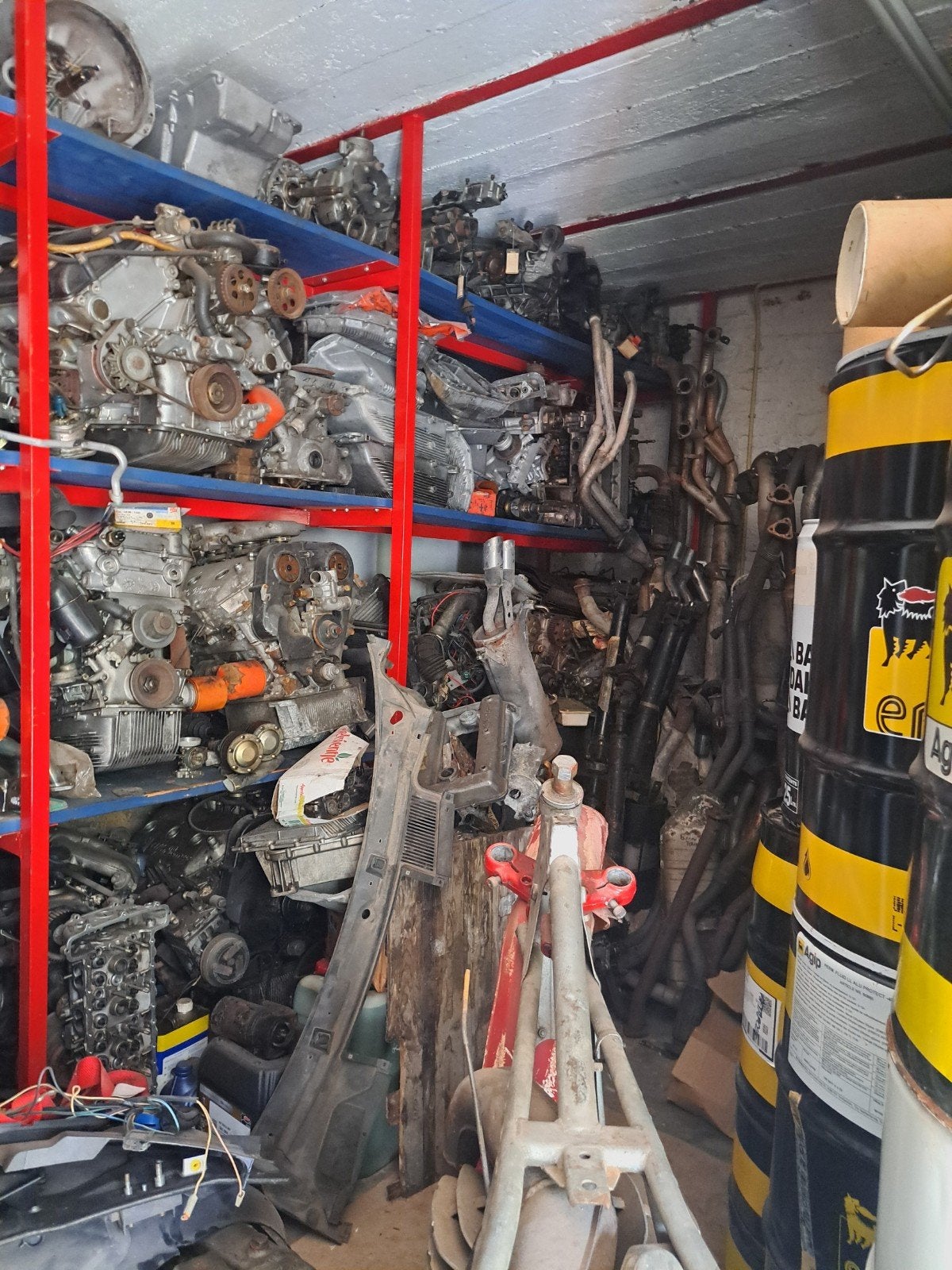 groot aanbod alfa romeo onderdelen te koop, Motoren, Ophalen, Gebruikt