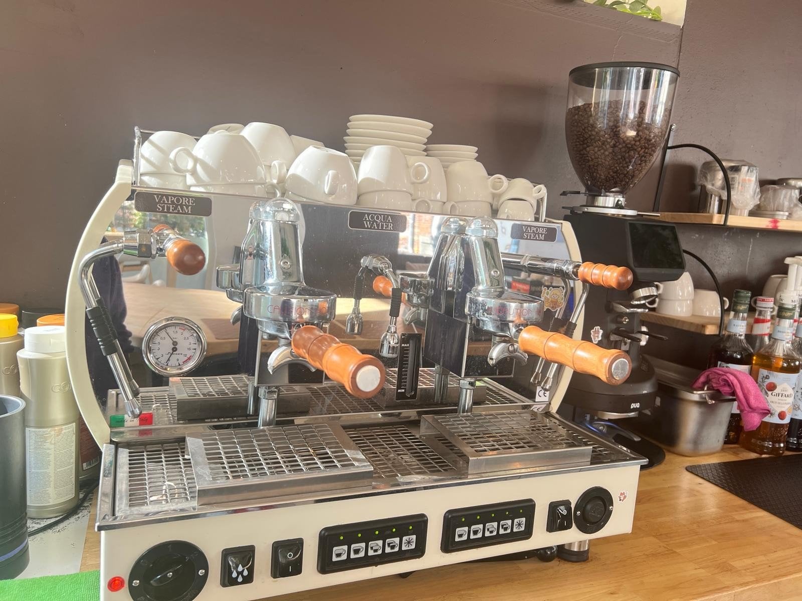 Professionele espressomachine, Ophalen, Koffie en Espresso