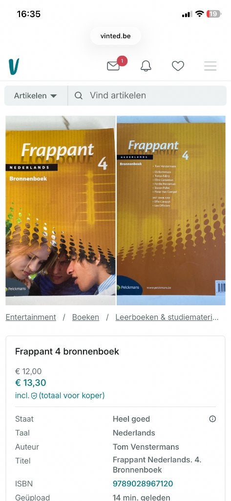 Frappant bronnenboek 4, Ophalen