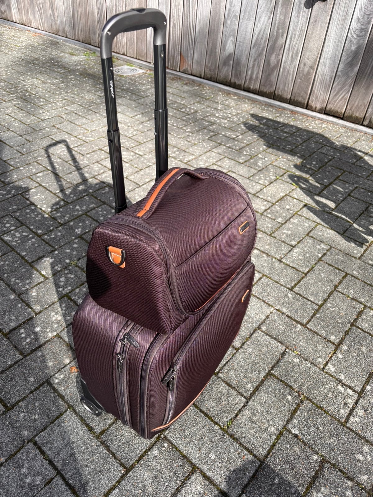 Trolley en kleinere tas, Bijoux, Sacs & Beauté, Enlèvement, Comme neuf, Roulettes