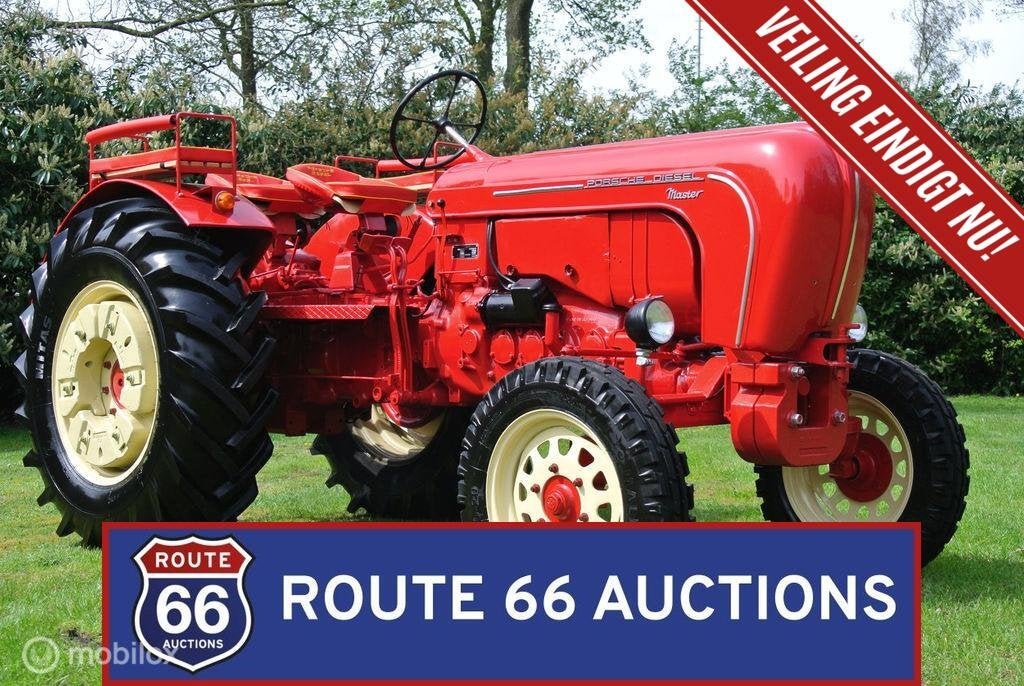 Porsche-Diesel Master 408 Tractor | 1958 | Route 66 Auctions, Achat, Entreprise, Boîte manuelle, Autre carrosserie