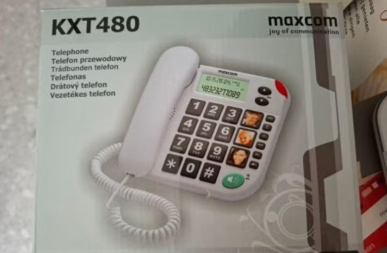Téléphone fixe pour personnes âgées - gros boutons, Télécoms, Enlèvement ou Envoi, Comme neuf