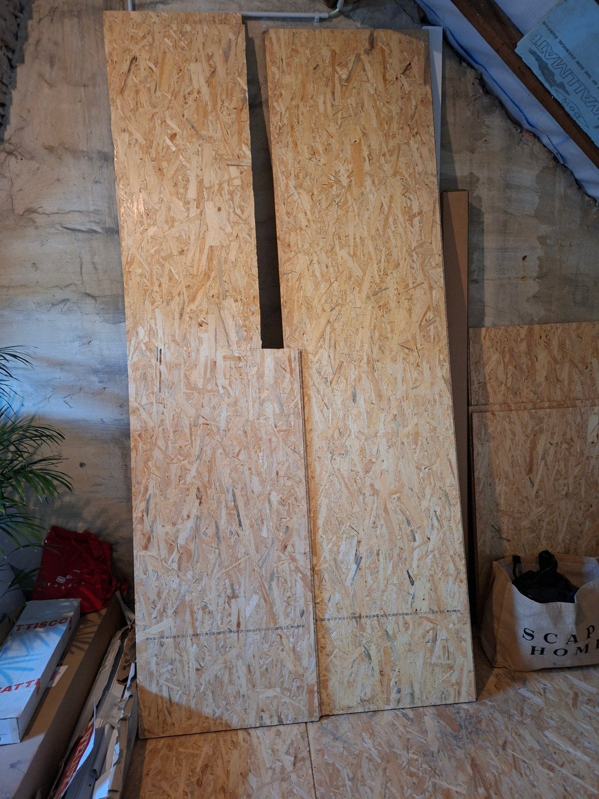 Osb platen gratis, Enlèvement