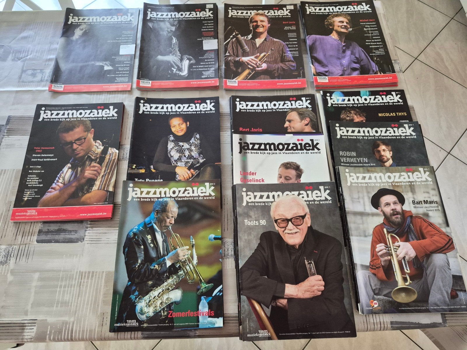 verzameling Jazzmozaïek magazine, Ophalen of Verzenden