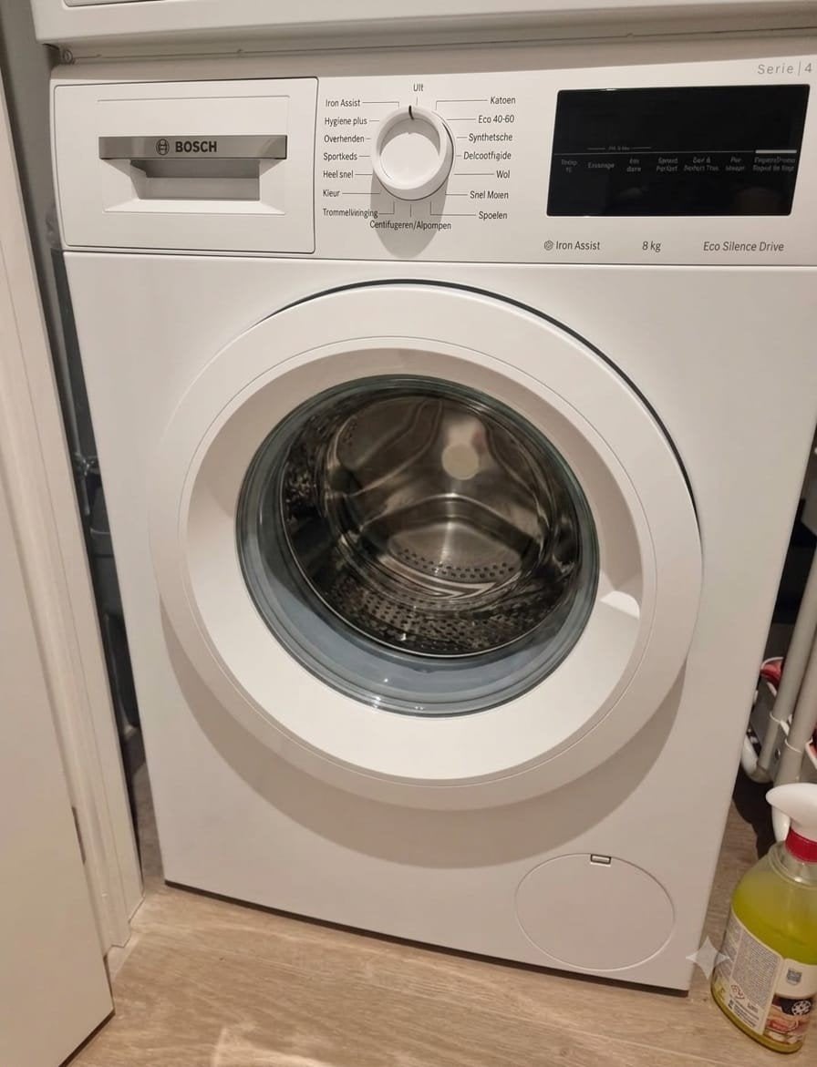 wasmachine bosch serie 4000, 85 à 90 cm, Comme neuf, Chargeur frontal, Enlèvement