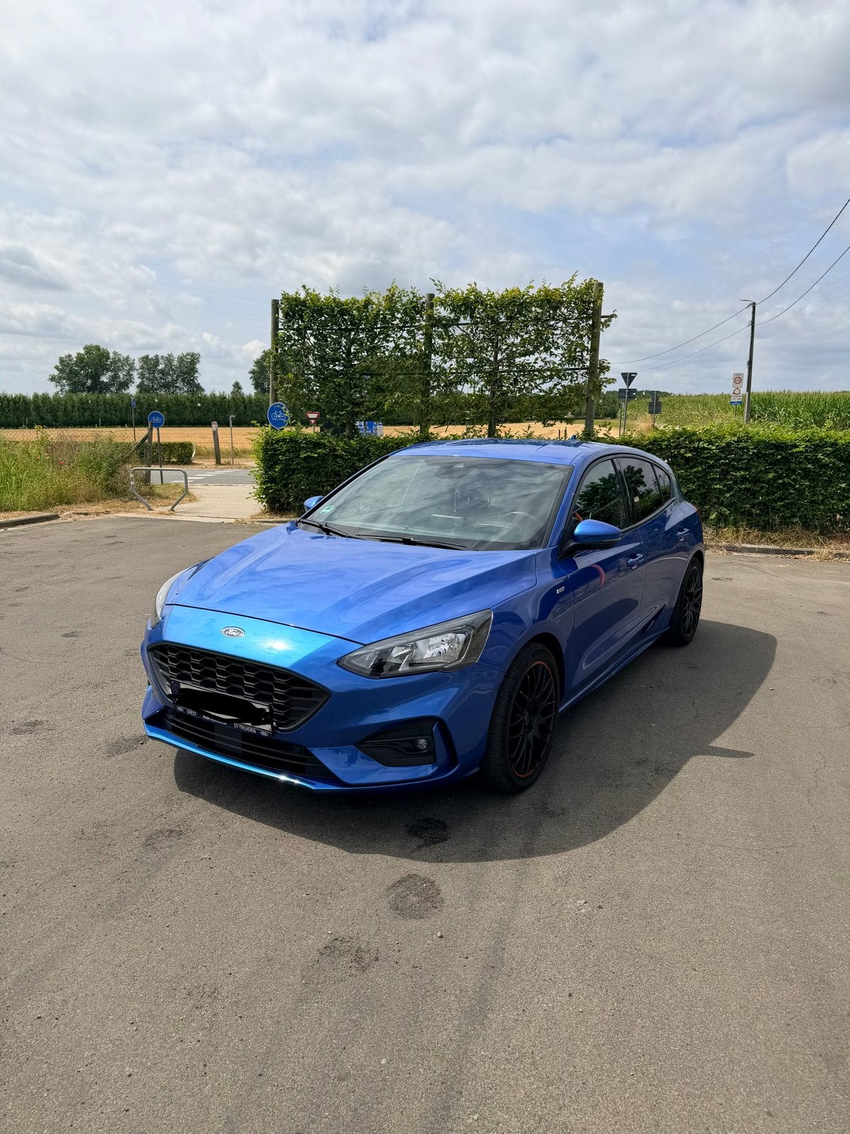 Ford focus ST-line business 1.5 ecoboost 150pk/110KW, Stof, Blauw, Particulier, Navigatiesysteem