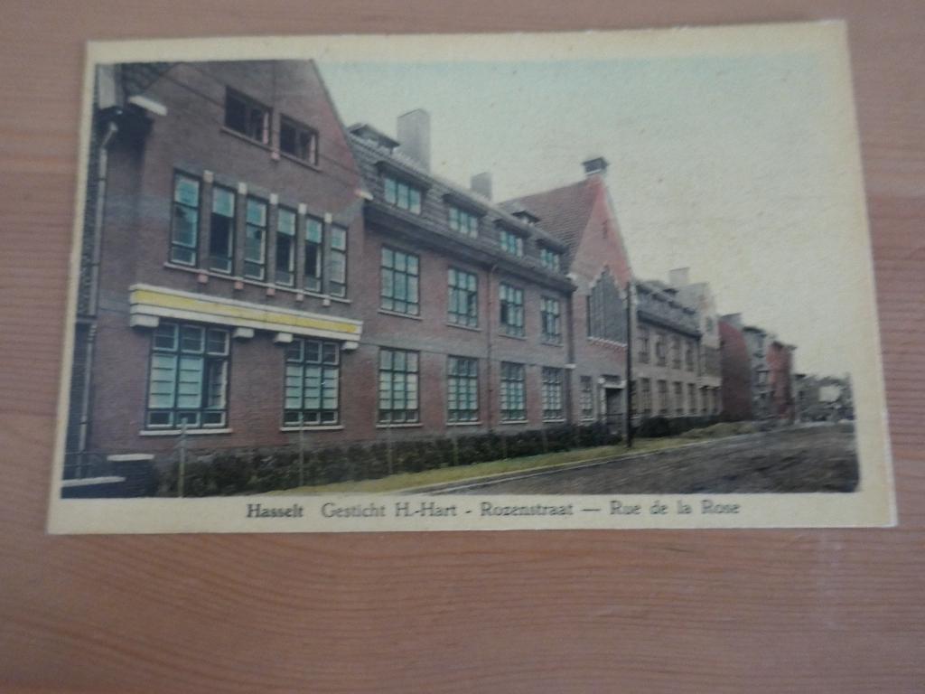 hasselt gesticht H.Hart -rozenstraat, Verzamelen, Postkaarten | België, Verzenden, Ongelopen, Limburg