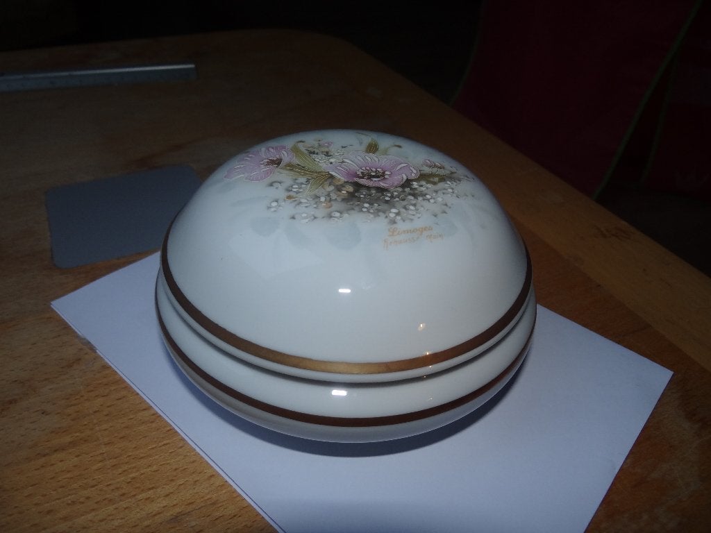 bonbonnière vintage porcelaine, Enlèvement ou Envoi