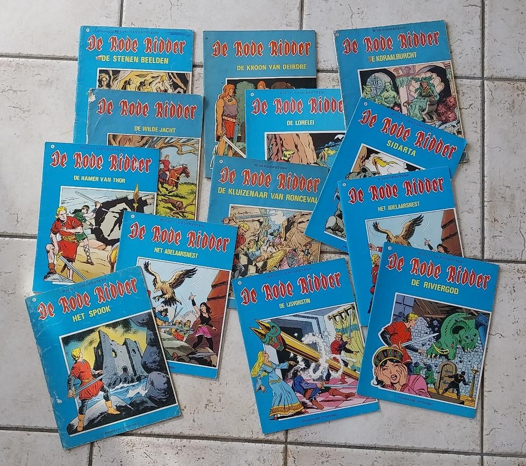 De Rode Ridder, Meerdere stripboeken, Ophalen of Verzenden, Gelezen, Willy Vandersteen