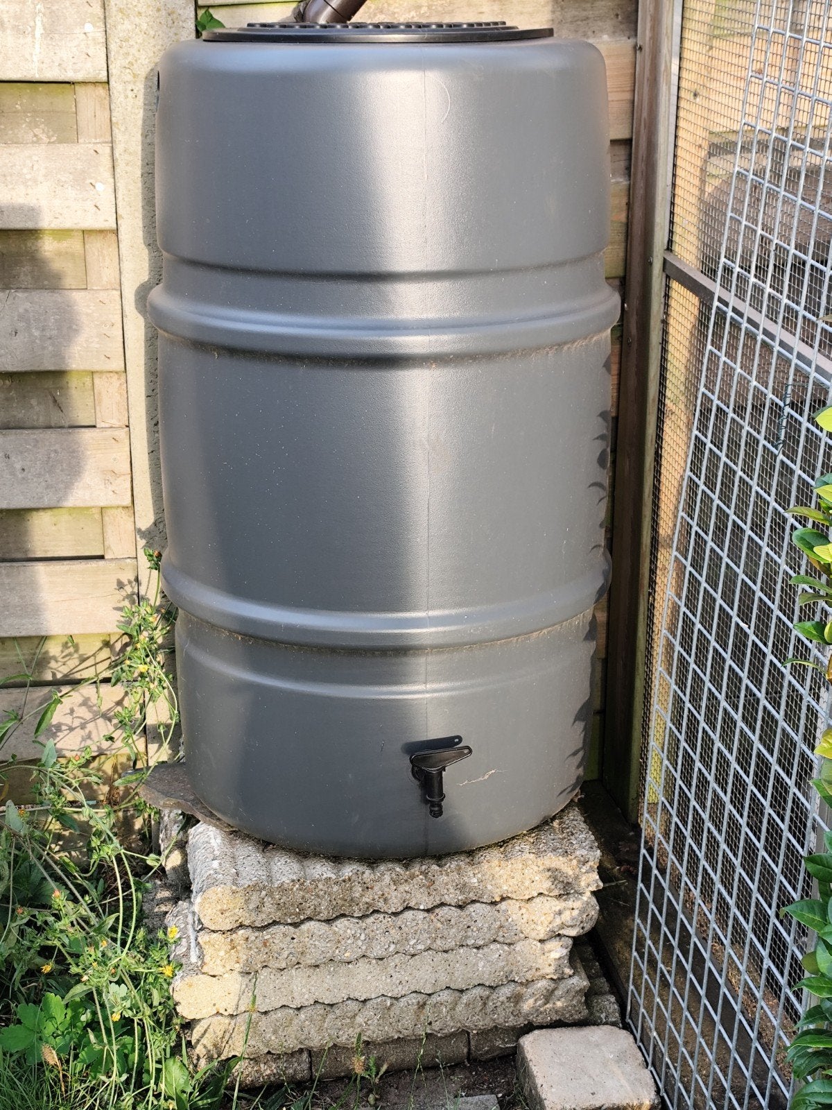 regenton 250 liter, Ophalen, Met kraantje