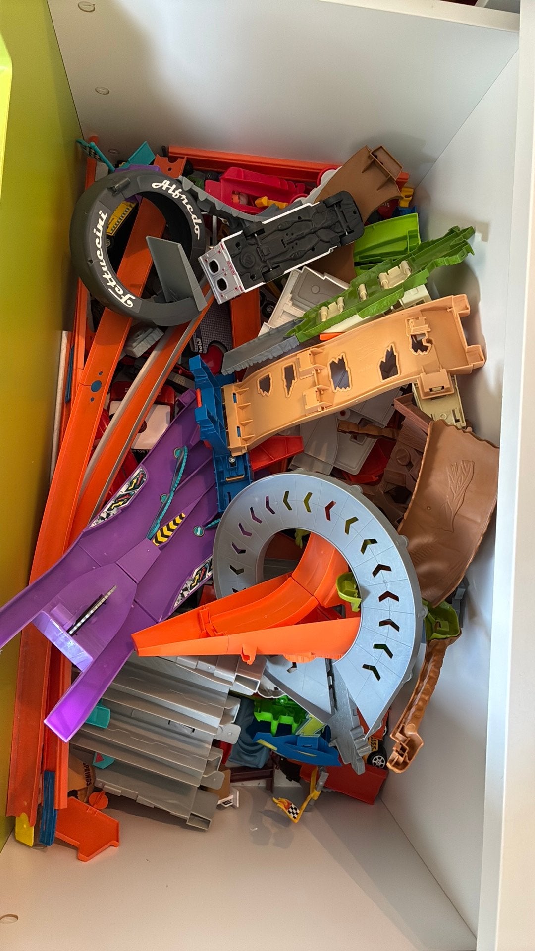 Banen van hot wheels en cars, Kinderen en Baby's, Speelgoed |Speelgoedvoertuigen, Ophalen, Zo goed als nieuw